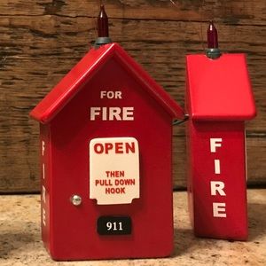 Fire Call Box Ornament like Gamewell